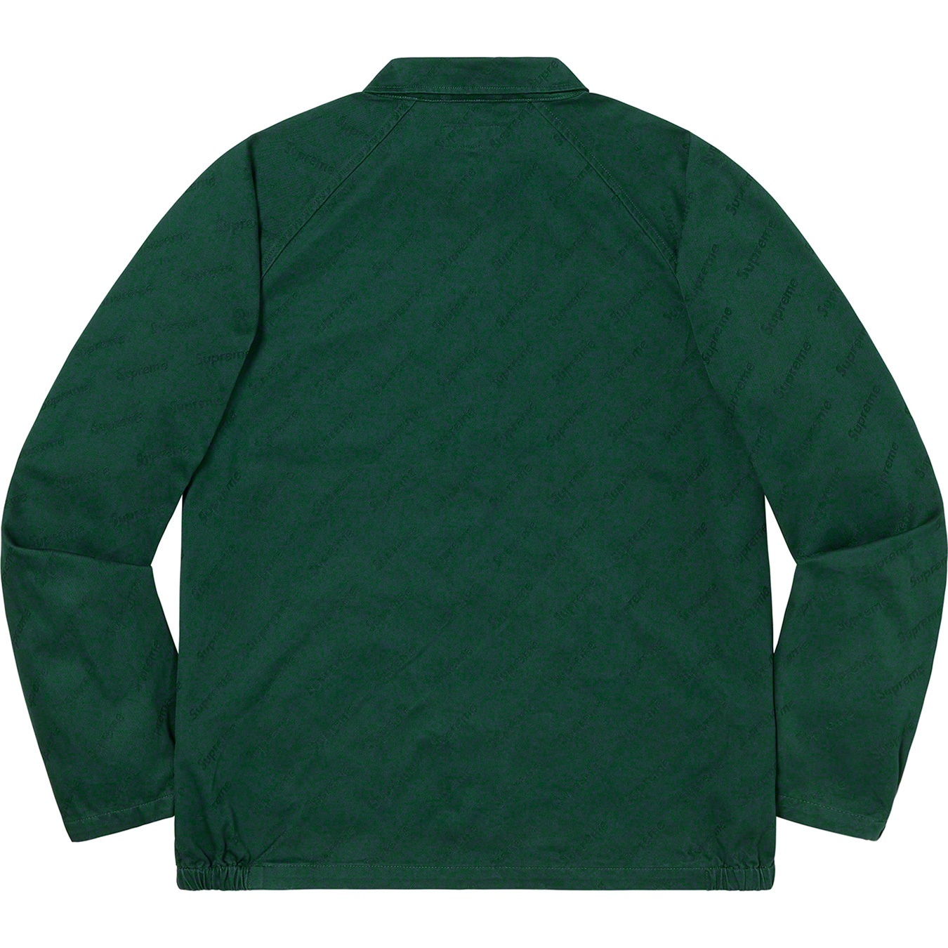 Snap Front Jacquard Logos Twill Jacket view 3
